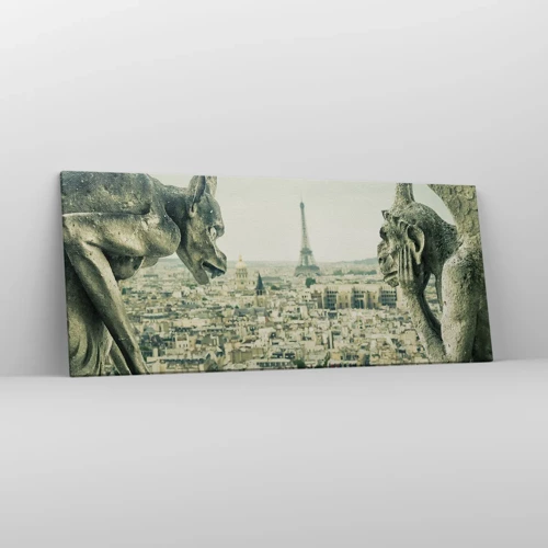 Canvas picture - Parisian Talks - 120x50 cm