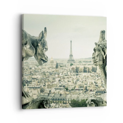 Canvas picture - Parisian Talks - 40x40 cm