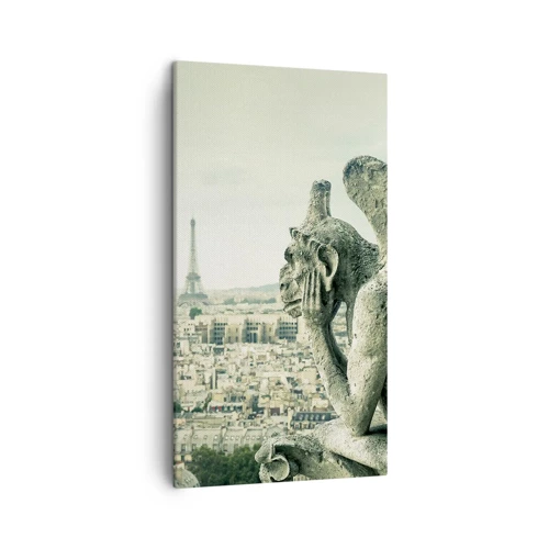 Canvas picture - Parisian Talks - 45x80 cm