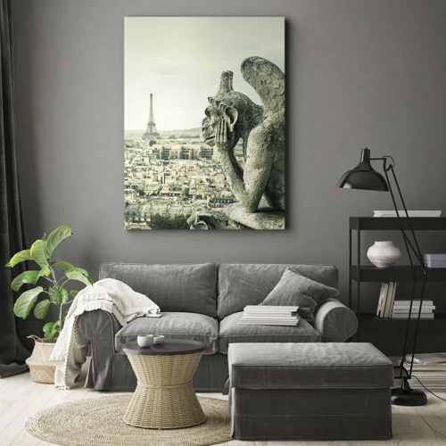 Canvas picture - Parisian Talks - 45x80 cm