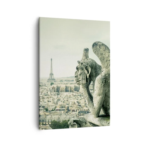 Canvas picture - Parisian Talks - 50x70 cm