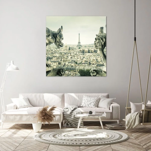 Canvas picture - Parisian Talks - 60x60 cm