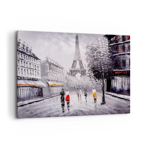 Canvas picture - Parisian Walk - 100x70 cm