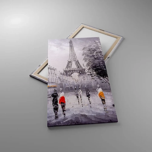 Canvas picture - Parisian Walk - 65x120 cm