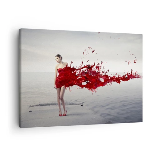 Canvas picture - Passionate Like a Scarlet - 70x50 cm