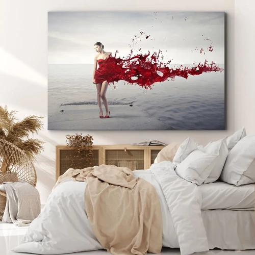 Canvas picture - Passionate Like a Scarlet - 70x50 cm