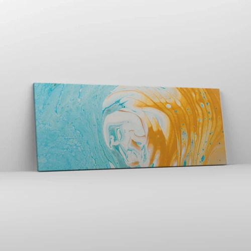 Canvas picture - Pastel Swirl - 100x40 cm