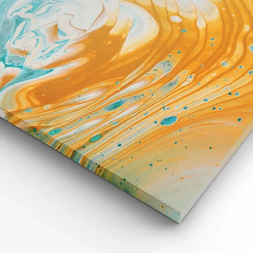 Canvas picture - Pastel Swirl - 100x40 cm