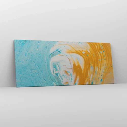 Canvas picture - Pastel Swirl - 120x50 cm