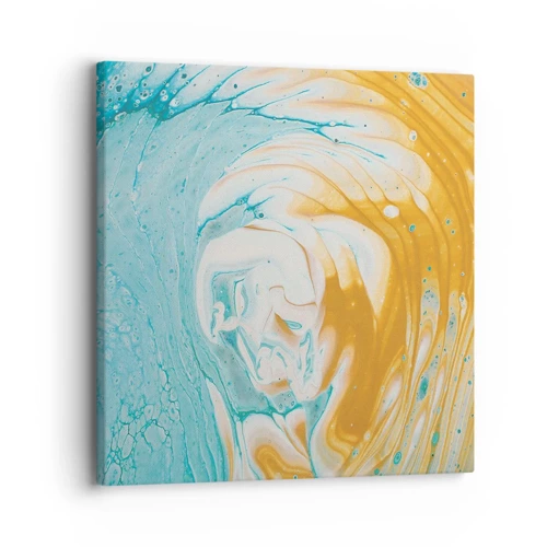 Canvas picture - Pastel Swirl - 30x30 cm