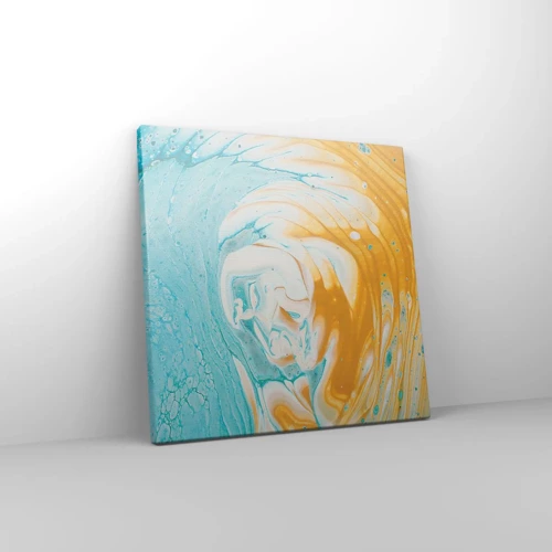 Canvas picture - Pastel Swirl - 30x30 cm