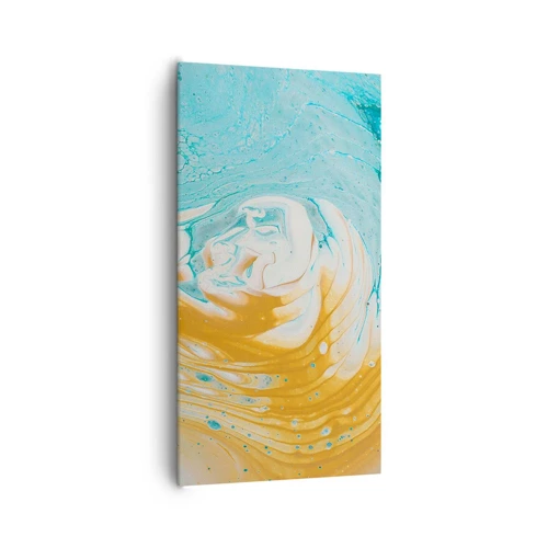 Canvas picture - Pastel Swirl - 65x120 cm