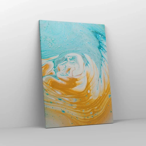 Canvas picture - Pastel Swirl - 70x100 cm