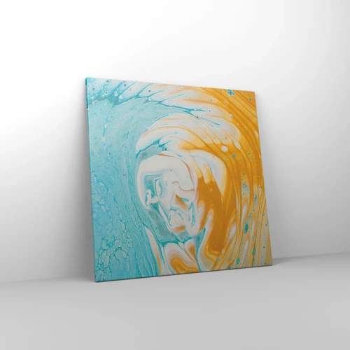 Canvas picture - Pastel Swirl - 70x70 cm