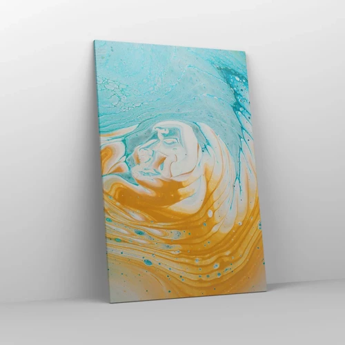 Canvas picture - Pastel Swirl - 80x120 cm