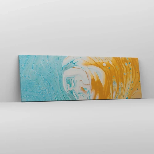 Canvas picture - Pastel Swirl - 90x30 cm