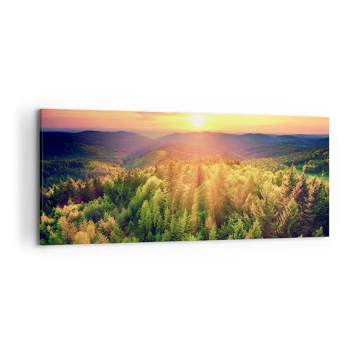 Canvas picture - Peaks and Summits - 120x50 cm