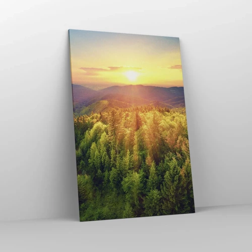 Canvas picture - Peaks and Summits - 80x120 cm