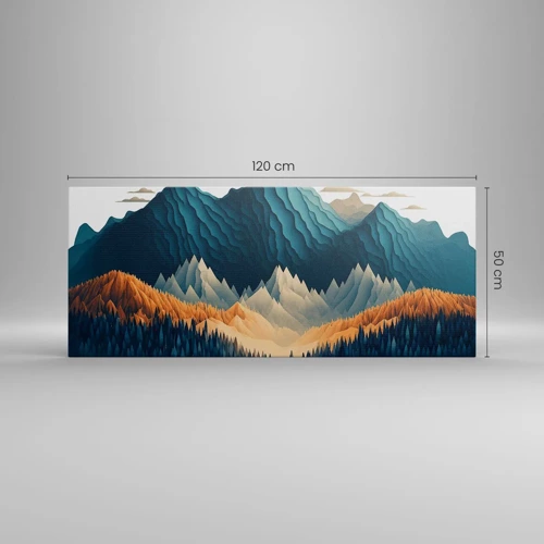 Canvas picture - Perfect Mountain Landscape - 120x50 cm