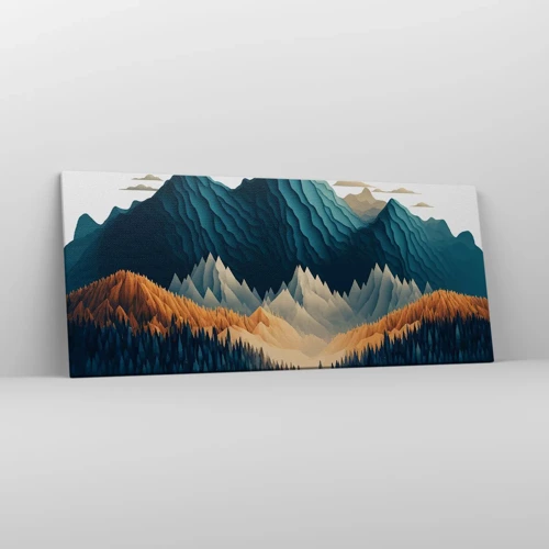 Canvas picture - Perfect Mountain Landscape - 120x50 cm