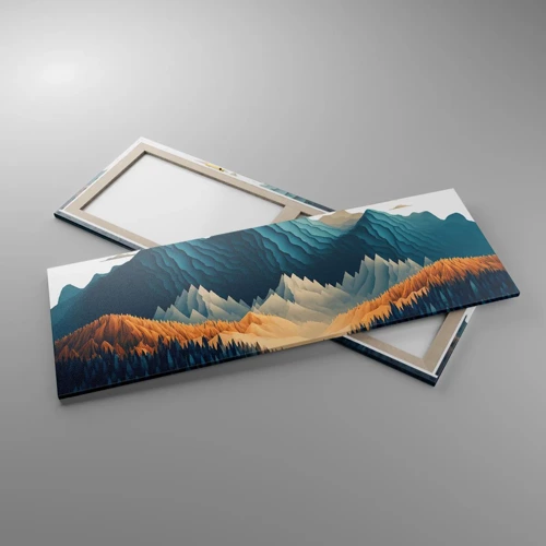 Canvas picture - Perfect Mountain Landscape - 140x50 cm