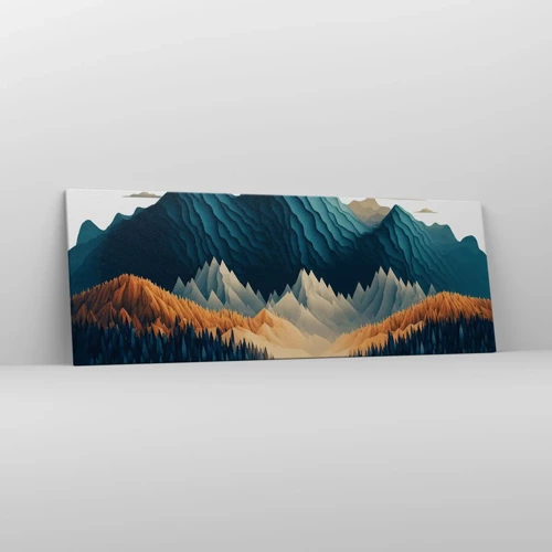 Canvas picture - Perfect Mountain Landscape - 140x50 cm