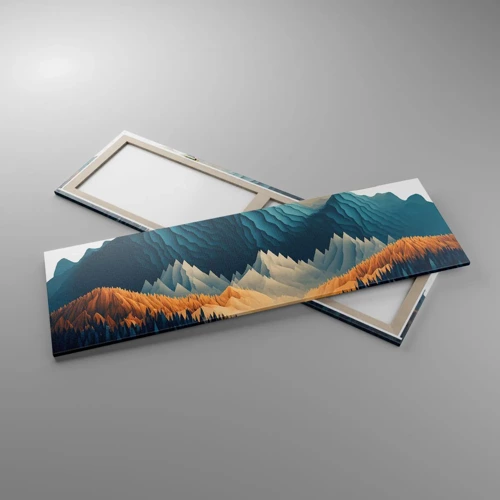 Canvas picture - Perfect Mountain Landscape - 160x50 cm