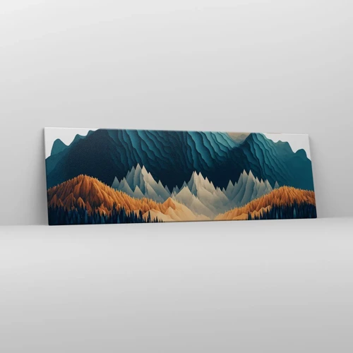 Canvas picture - Perfect Mountain Landscape - 160x50 cm