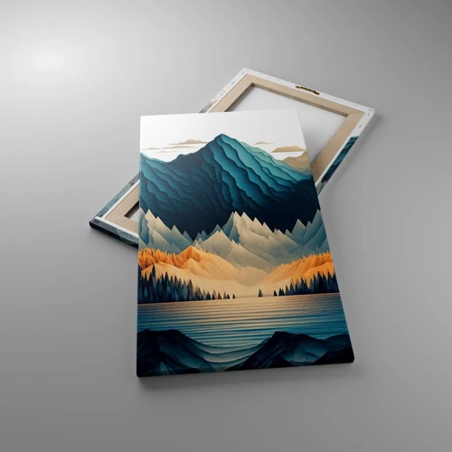 Canvas picture - Perfect Mountain Landscape - 45x80 cm