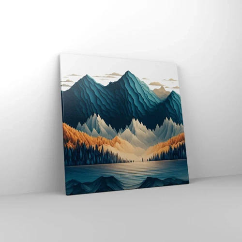 Canvas picture - Perfect Mountain Landscape - 50x50 cm