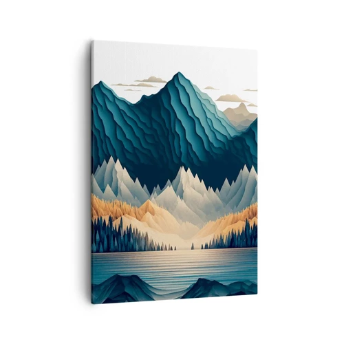 Canvas picture - Perfect Mountain Landscape - 50x70 cm