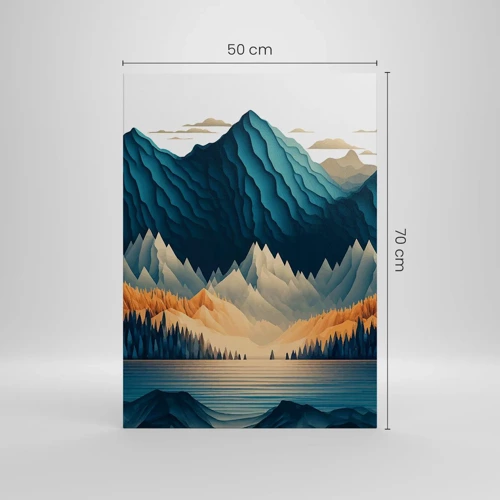 Canvas picture - Perfect Mountain Landscape - 50x70 cm