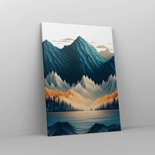 Canvas picture - Perfect Mountain Landscape - 50x70 cm