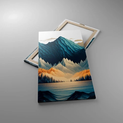 Canvas picture - Perfect Mountain Landscape - 55x100 cm