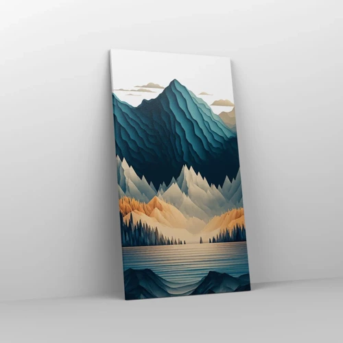 Canvas picture - Perfect Mountain Landscape - 55x100 cm