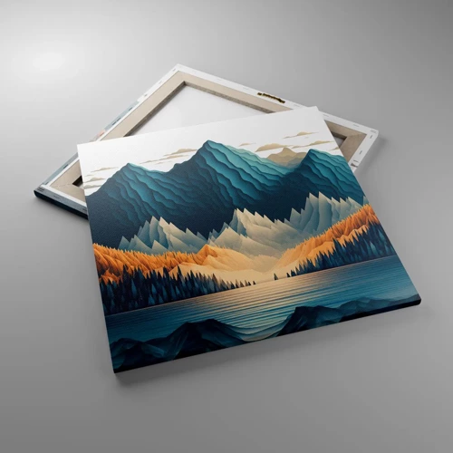 Canvas picture - Perfect Mountain Landscape - 60x60 cm