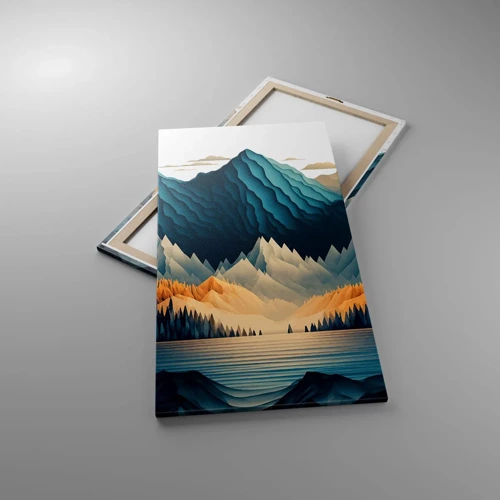 Canvas picture - Perfect Mountain Landscape - 65x120 cm