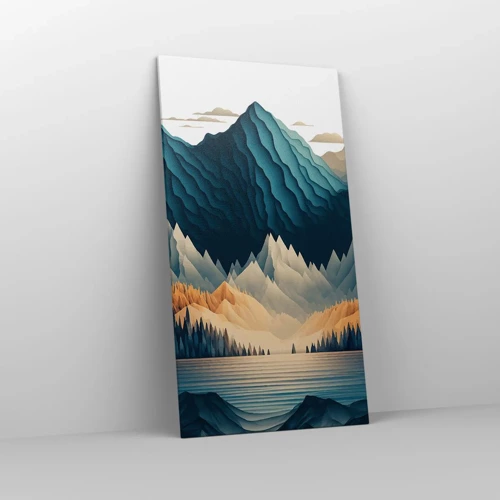 Canvas picture - Perfect Mountain Landscape - 65x120 cm