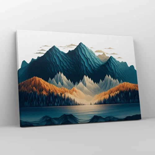 Canvas picture - Perfect Mountain Landscape - 70x50 cm