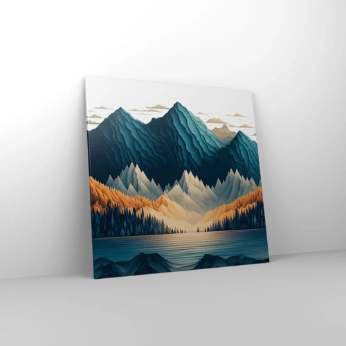 Canvas picture - Perfect Mountain Landscape - 70x70 cm