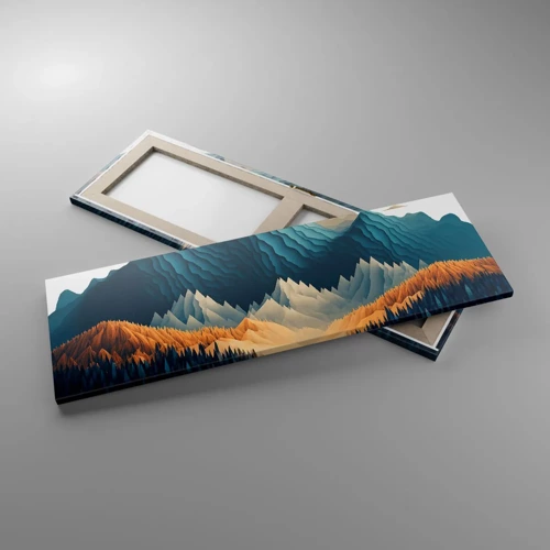 Canvas picture - Perfect Mountain Landscape - 90x30 cm