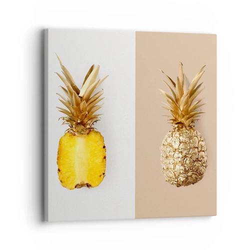 Canvas picture - Pineapple for Us - 30x30 cm