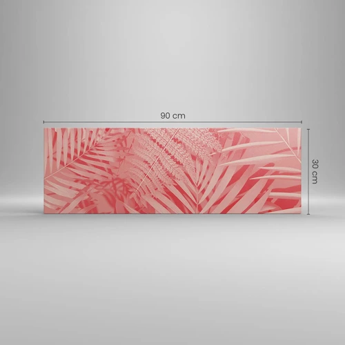 Canvas picture - Pink Concept - 90x30 cm