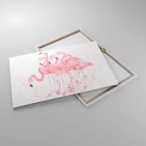 Canvas picture - Pink Power - 100x70 cm