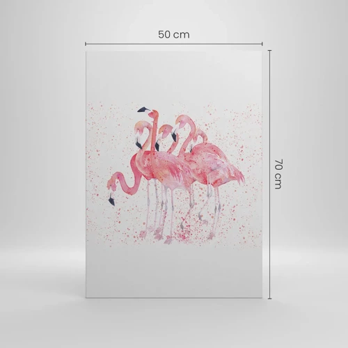 Canvas picture - Pink Power - 50x70 cm