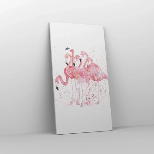 Canvas picture - Pink Power - 55x100 cm