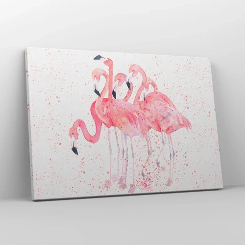 Canvas picture - Pink Power - 70x50 cm