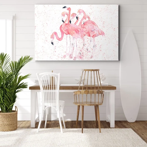 Canvas picture - Pink Power - 70x50 cm