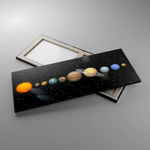 Canvas picture - Planets are Revolving - 100x40 cm