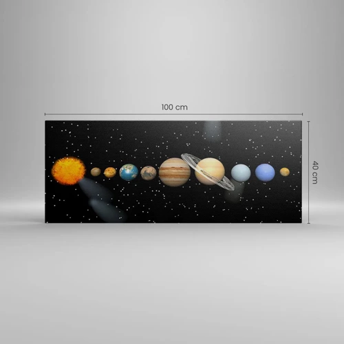 Canvas picture - Planets are Revolving - 100x40 cm